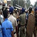 Youth killed in road accident, lathi charge after tension