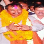 Vijay bagel has won the ticket in Mahamaya temple