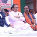 Raman Singh addressed the workers