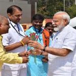 PM Modi pays 5 minutes to Jagdalpur airport