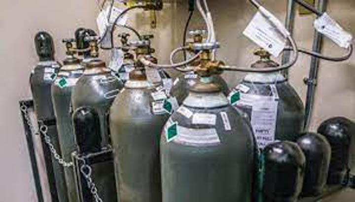 oxygen cylinders