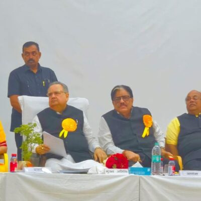 Dr raman at Radha bai