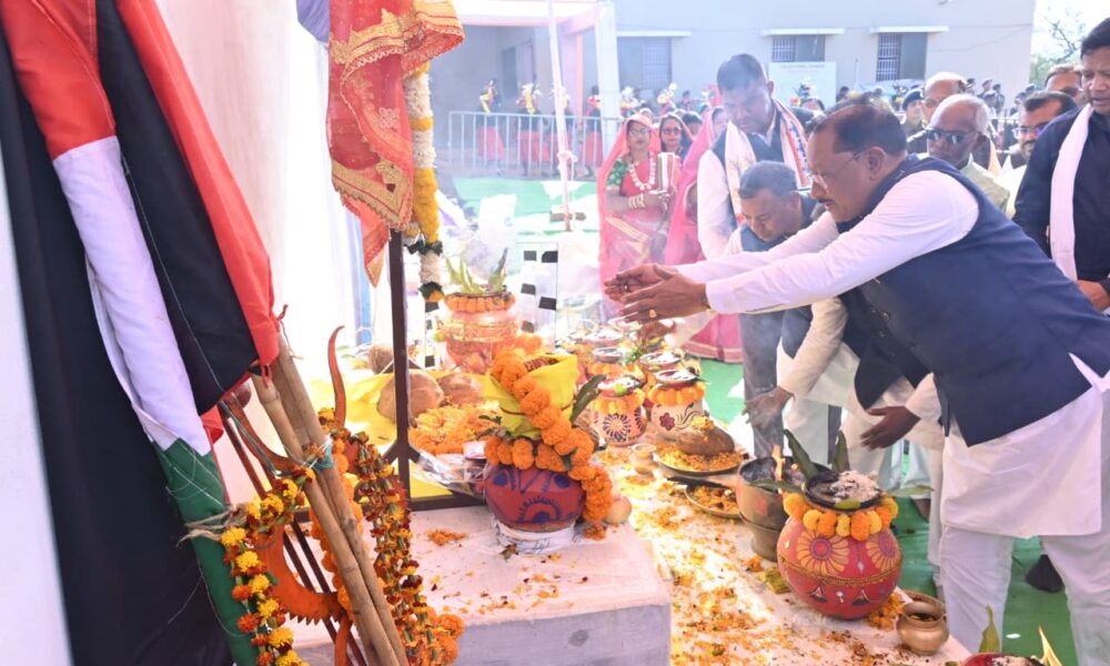 देश के स्वतंत्रता संग्राम में आदिवासी नायकों का योगदान अद्वितीय मुख्यमंत्री श्री साय