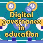 Digital Literacy Education Presentation in Teal Pink and Yellow Flat Graphic Style