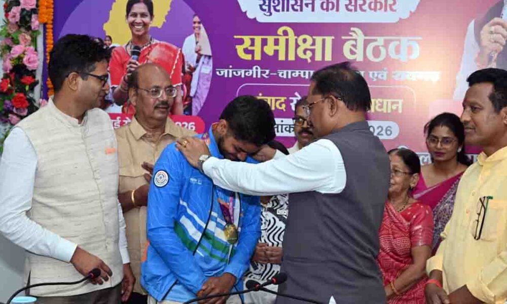 Sushasan Tihar International Shooter Divyanshu Honored