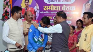 Sushasan Tihar International Shooter Divyanshu Honored